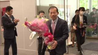 官製談合事件で前市長起訴　神埼市の實松尊徳新市長が初登庁