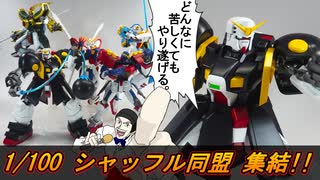 【Gガンファンの夢】シャッフル同盟集結！1/100ボルトガンダム登場