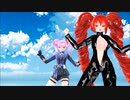 【MMD】パイロットブルー【重音テト　小春音アミ】
