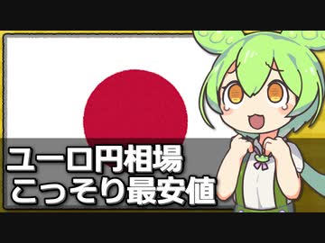 ドル円の裏でひっそりユーロ円が史上最安値を更新...