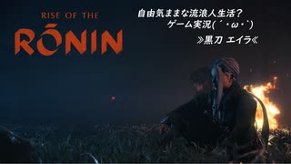 注：SD画質だったのでHD版を別にあげます。【Rise of the Ronin】4:自由気ままな流浪人生活？(´・ω・｀)»黒刀エイラ/寝言配信«