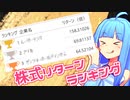 【株式リターン分析#1】2000年に購入して一番儲かった株は？【VOICEROID解説】