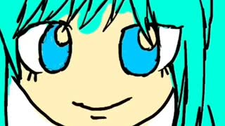 【手描きオリジナルＰＶ、初音ミクが動きます】５０回再生されたら、１４０円で近所の自販機でアクエリアス買って、レビュー動画アップしたようなものだよ。feat.初音ミク＆Fukase＆flower＆ＶＹ１