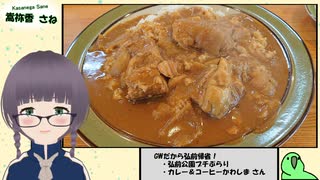 【いっぱい食べたい】弘前公園の屋台 / カレー＆コーヒーかわしま さん【嵩祢香さね】