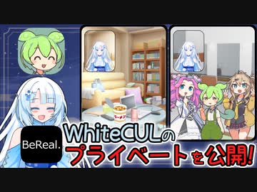 WhiteCULのBeRealを見るずんだもん