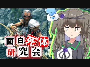 【Skyrim】雑魚なのに最強弓使い！？山賊略奪団【面白死体研究会】