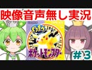 【《映像音声無し》実況】きりたんとずんだもんの「初代ポケモンピカチュウ版」part3【ソフトウェアトーク劇場】