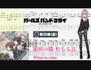 【カラオケ】視界の隅 朽ちる音 / 新川崎(仮)【ギターTABS】