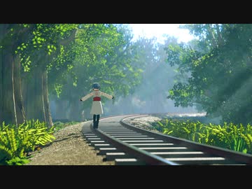 【3DCG】路の上【セルルック-Blender】