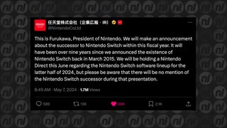 正式発表　Switch後継機 今年度中に発表