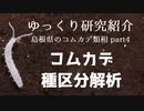 【ゆっくり研究紹介】コムカデ種区分解析＿島根県のコムカデ類相④