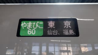 【乗車記録】 E2系 仙台以北の盛岡から やまびこ60号