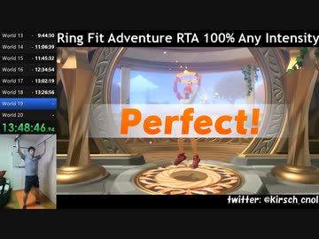 【Part24】リングフィットアドベンチャー RTA 運動負荷1 100％ 24:35:48 【ゆっくり解説】
