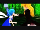 【東方MMD】魔理沙とチルノのキノコ集め対決その２