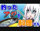 【堤防クッキング#1】釣ったアジを料理して食べるだけ【ゆっくり・ボイロ】