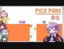 【PICO PARK】６人でワチャワチャ謎解きアクション その２【VOICEROID実況】