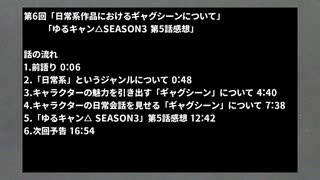 【ゆるキャン△】二流きららーの三流スピーチ第6回「日常系作品におけるギャグシーンについての持論」【ゆゆ式】