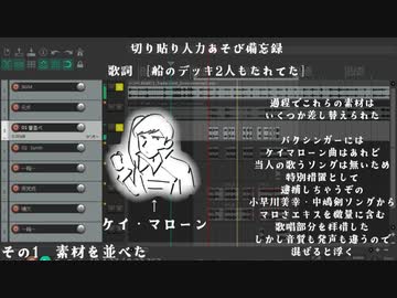 切り貼り人力あそび備忘録