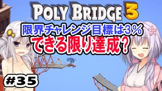 目指せ上位10%以内の橋！ #35【POLY BRIDGE 3】