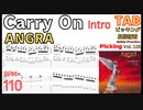 [Intro]Carry On - ANGRA TAB【BPM ♪=110】