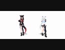 【MMDホロライブ】白上フブキさんと黒上フブキさんで『Bad Apple!!』(固定カメラ)