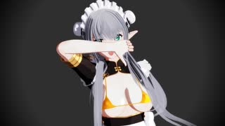 MMD 酔いどれ知らずをうちのエルフに躍らせてみた