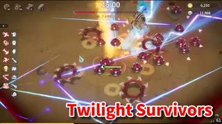 【Twilight Survivors】フル3D版Vampire Survivorsなローグライクアクションゲームをやっていく！【43日目 犬影⑤ 砂漠の下に】