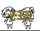 the 'you will never forget me' seiris in a nutshell(not serious)