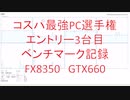 [PCD013-2]コスパ最強PC選手権エントリー3台目ベンチマーク記録[つくよみちゃん解説]#コスパ最強PC選手権