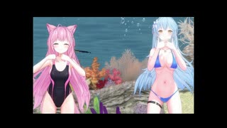 【ホロライブMMD】こよらみの愛包ダンスホールをMMD動画→AIイラストに出力するテスト