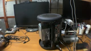 【自作PC】ジャンクMINI-ITXマザボを青く光るPCケース「黒鼓」に取り付けて動かしてみた！