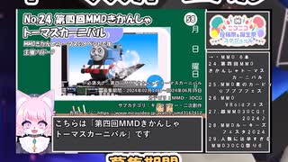 【#ニコニコ投稿祭】24／31『#第四回MMDきかんしゃトーマスカーニバル』2024年5月第1週のニコニコ投稿祭&誕生祭スケジュールを知ろう【#COEIROINK解説】#MMD #トーマス