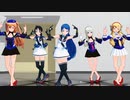 【MMD艦これ】百角式かわいい5人娘で「新人類」【ヘイウッド・フレッチャー・ジョンストン・五月雨・涼風】