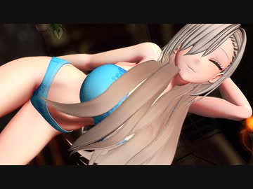 【MMD】一之瀬アスナ/DEEP BLUE TOWNへおいでよ【紳士向け】