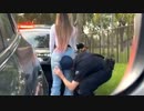 外人のポリスマン、職務中にドスケベ女をドスケベに捜査する
