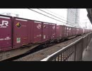 【桃サメ】吹田駅貨物線を通過する列車(20240523 1040-1245)【はるかくろしおサンダーバード】