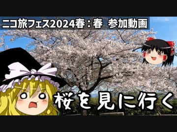 【ニコ旅フェス2024春：春】桜を見に和歌山城へ