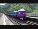 【海の京都】287系電車京都サンガ7両編成はしだて3号まいづる3号保津峡通過(20240524)【森の京都】