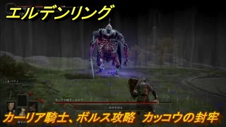 エルデンリング　カーリア騎士、ボルス攻略　カッコウの封牢　ボス攻略　【ELDEN RING】