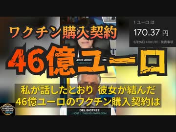 ワクチン×パンデミック＝46億ユーロ ～ EU委員会委員長、ファイザーとの間で46億ユーロに上るコロナワクチン購入契約を締結  ～