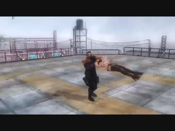 DOA5LR リョナ 首絞めの反動でレイファンのおっぱいが激しく揺れすぎてイッちゃったレイファンのイキ顔を隠す紳士 ※絞められる度にレイファンの乳首が見えていたので修正しました デッドオアアライブ