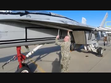 F-18のタラップ