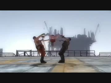DOA5LR リョナ ヒトミ パンツエレベーター  タッグ投げ デッドオアアライブ