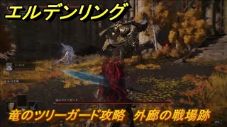 エルデンリング　竜のツリーガード攻略　外廊の戦場跡　ストーリーボス攻略　【ELDEN RING】