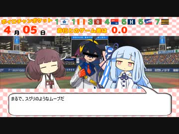 【パワプロ2022 ペナント】ボイロチャンポケット　5戦目