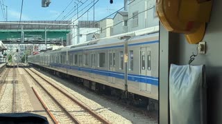 Train  view  Saginomiya〜 Seibu-Shinjuku Japan  Seibu-Shinjuku Line【前面展望】西武 20000系　鷺ノ宮〜西武新宿　May 2024