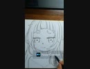 【手描き】くそがき【紫咲シオン】