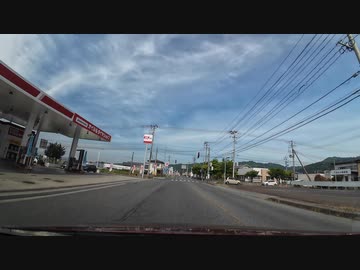 ドライブスポット　南陽市梨郷付近で見れた飯豊連峰の絶景１（コンビニ付近）　2024　0511