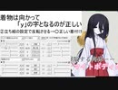 【aviutl psdツール】立ち絵の左右反転の仕様について～着物は「ｙ」の字が正しい編～
