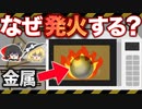 なぜ電子レンジで金属を温めると発火するのか？【ゆっくり解説】